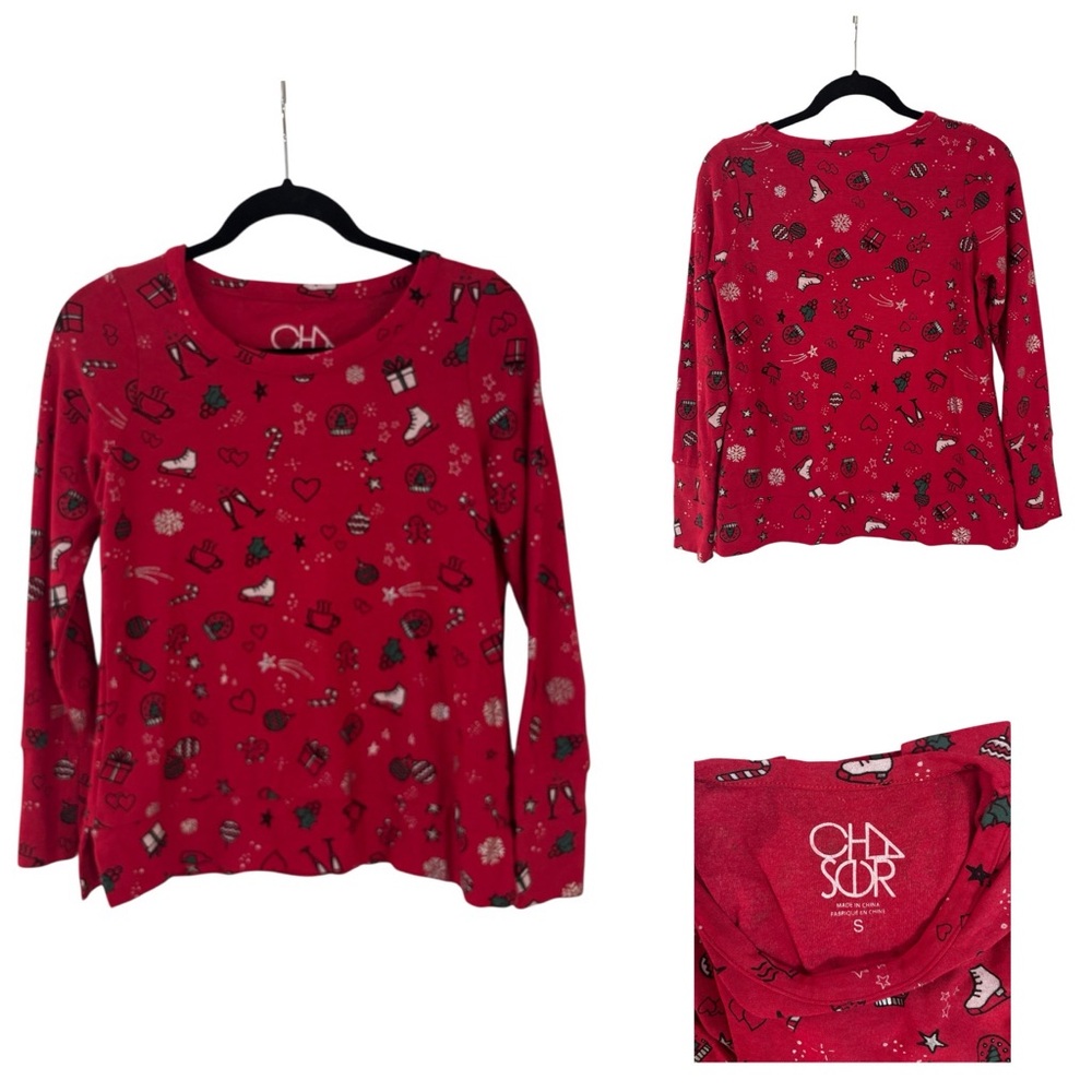 Chaser Christmas Pajama Top